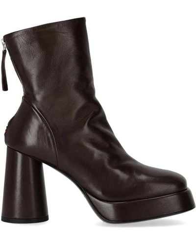 Halmanera Shoes > boots > heeled boots - Marron