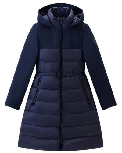 Woolrich Coats > down coats - Bleu