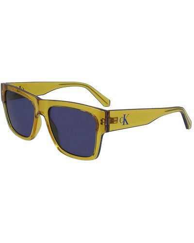 Calvin Klein Gelbes gestell sonnenbrille ckj23605s-701,blaue rahmen sonnenbrille ckj23605s-400