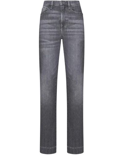 7 For All Mankind Moderne dojo flared jeans grau 7 for all kind