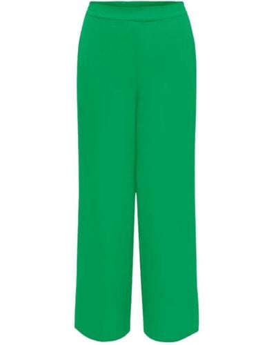 ONLY Pantalones elegantes - Verde