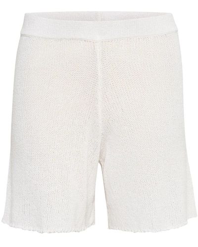 My Essential Wardrobe Short Shorts - White