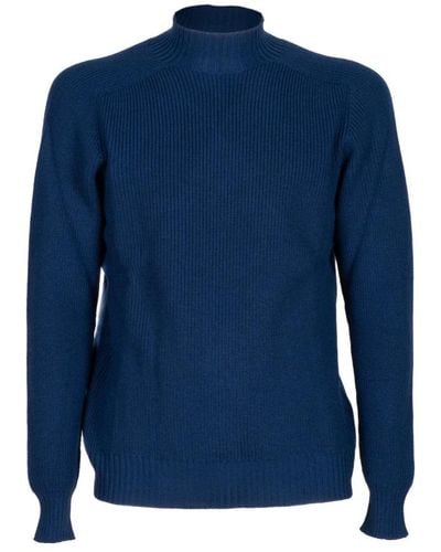 Gran Sasso Knitwear > turtlenecks - Bleu