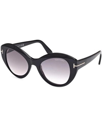 Tom Ford Guinivere sonnenbrille für frauen - Schwarz