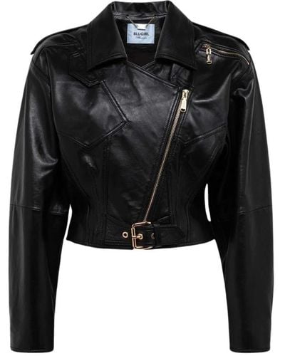 Blugirl Blumarine Leather giacche - Nero