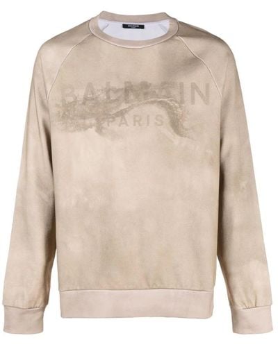 Balmain Sweatshirts - Natural