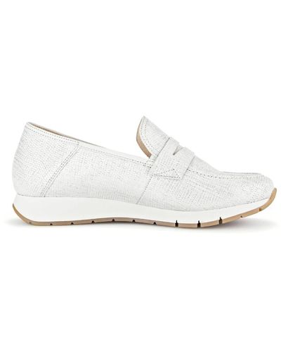 Gabor Shoes > flats > loafers - Blanc