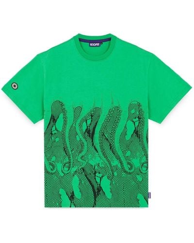 Octopus T-Shirts - Green