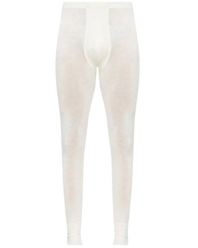 Hanro Pantaloni termici in lana - Bianco