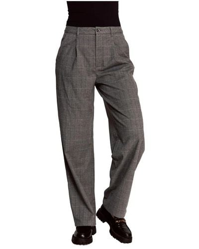 Zhrill Fabric trousers lenya grey - Grigio