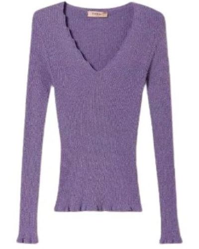 Twin Set V-neck knitwear - Viola