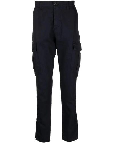 Eleventy Slim-Fit Trousers - Blue