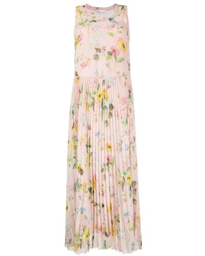 RED Valentino Vestido midi estampado - Neutro