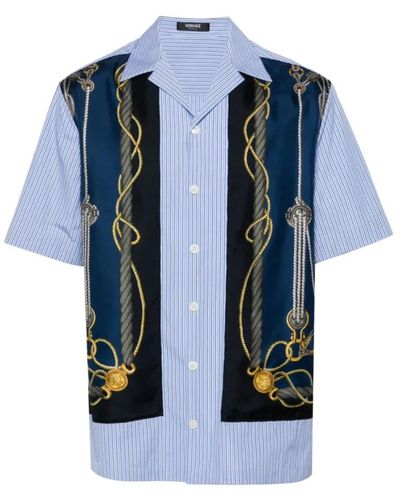 Versace Short sleeve shirts - Blau