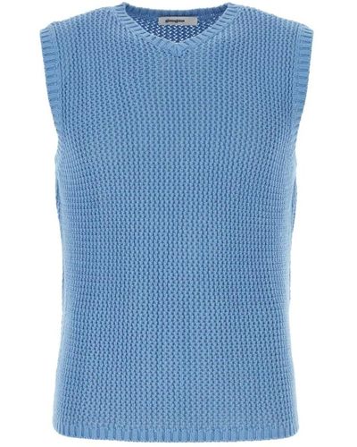 GIMAGUAS Knitwear > v-neck knitwear - Bleu