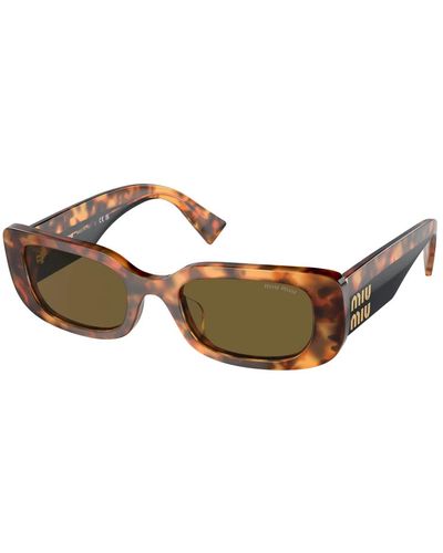 Miu Miu Stylische sonnenbrille mu 08ys vau01t - Mettallic