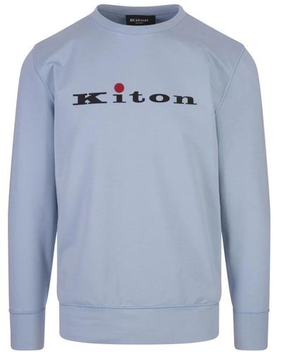 Kiton Sweatshirts - Blue