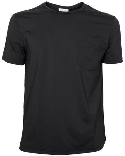 Xacus T-shirt con taschino tessuto stretch 11460004 colore - Nero