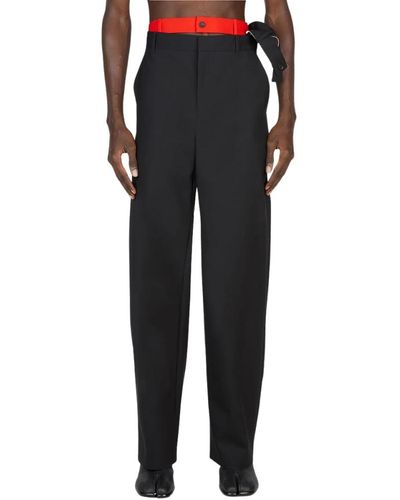Y. Project Straight Trousers - Schwarz