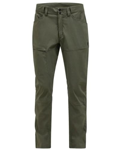 Peak Performance Slim-fit pantaloni - Verde