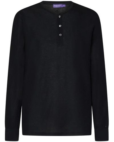 Ralph Lauren Long Sleeve Tops - Black