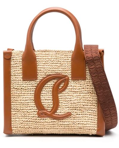 Christian Louboutin By my side east/west tote tasche - Braun
