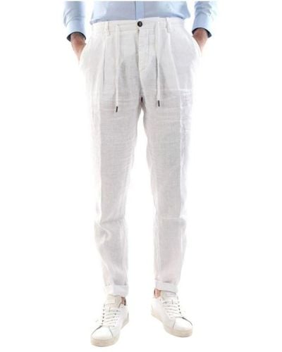 40weft Trousers white - Grigio