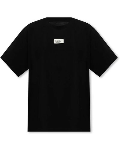 MM6 by Maison Martin Margiela T-Shirts - Black