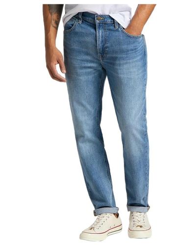 Lee Jeans Blaue reißverschluss und knopf jeans