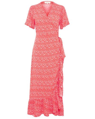 Part Two Midi Dresses - Pink