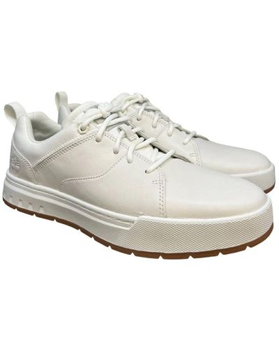 Timberland Sneakers uomo modello low lace - Bianco