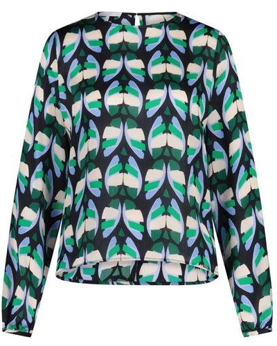 Cinque Blusa con estampado abstracto - Verde
