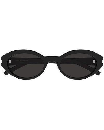 Saint Laurent Vintage schwarze sonnenbrille sl 567
