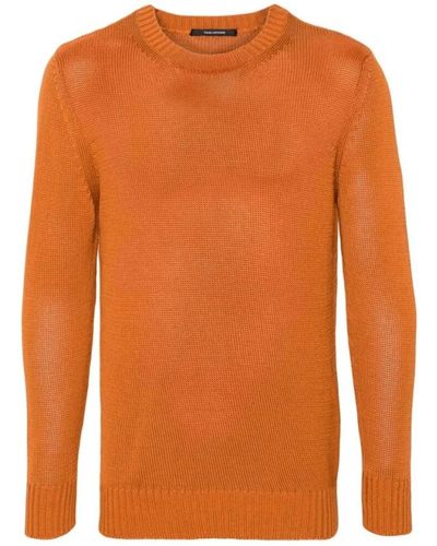 Tagliatore Knitwear > round-neck knitwear - Orange