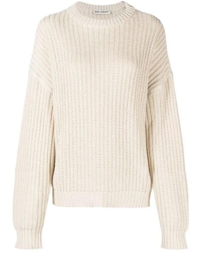 Our Legacy Round-Neck Knitwear - Natural