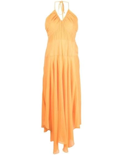 DKNY Midi Dresses - Orange