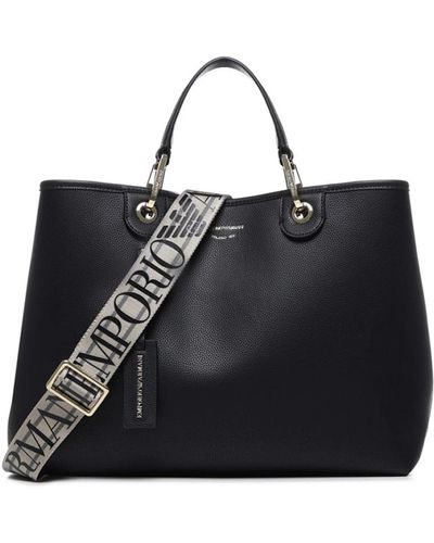 Emporio Armani Stilvolle schultertaschen für den täglichen gebrauch - Schwarz