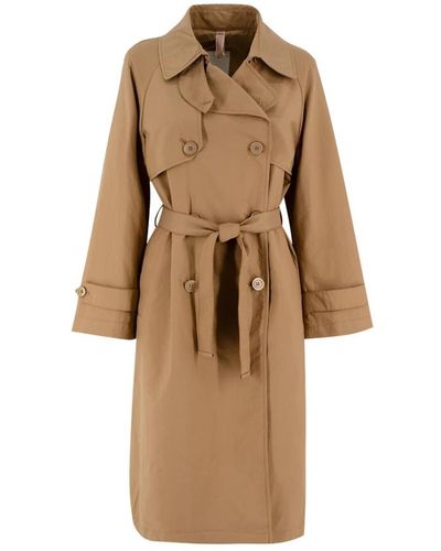 DUNO Coats > trench coats - Marron