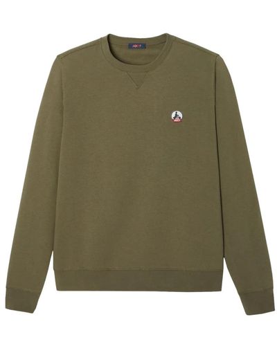J.O.T.T Basic Bio-Baumwoll-Sweatshirt - Einfach über der Spitze - Grün