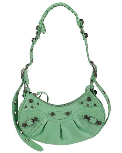Balenciaga Stilvolle schultertasche für moderne frau - Grün