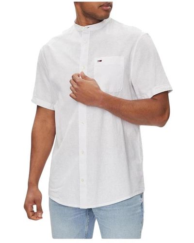 Tommy Hilfiger Short Sleeve Shirts - White