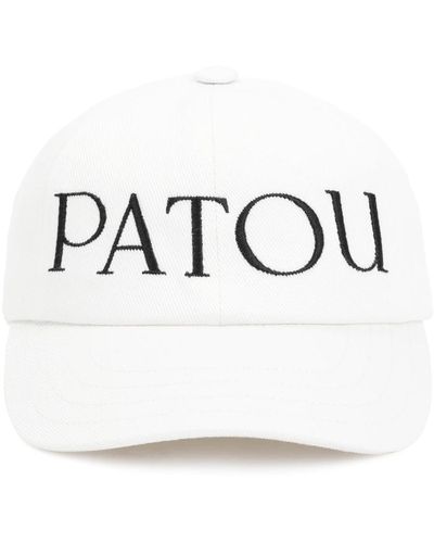 Patou Cotton logo cap - Bianco