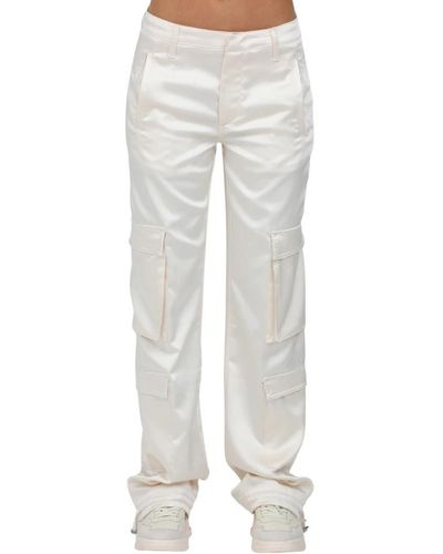 Dondup Trousers > straight trousers - Gris