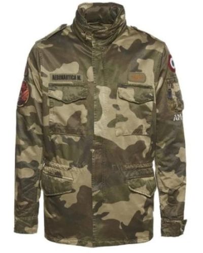 Aeronautica Militare Rain jackets - Grün