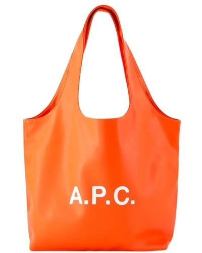 A.P.C. Tote bags - Naranja
