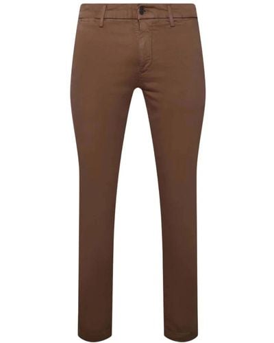 Replay Trousers > chinos - Marron