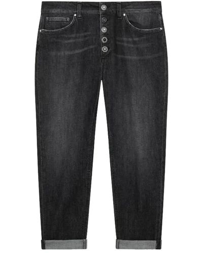 Dondup Jeans > cropped jeans - Gris