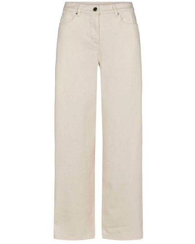 LauRie Wide Trousers - Natural