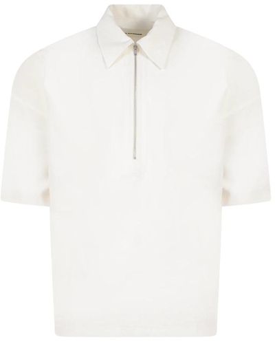Jil Sander Polo Shirts - White