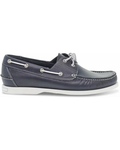 Guidi Shoes > flats > sailor shoes - Bleu
